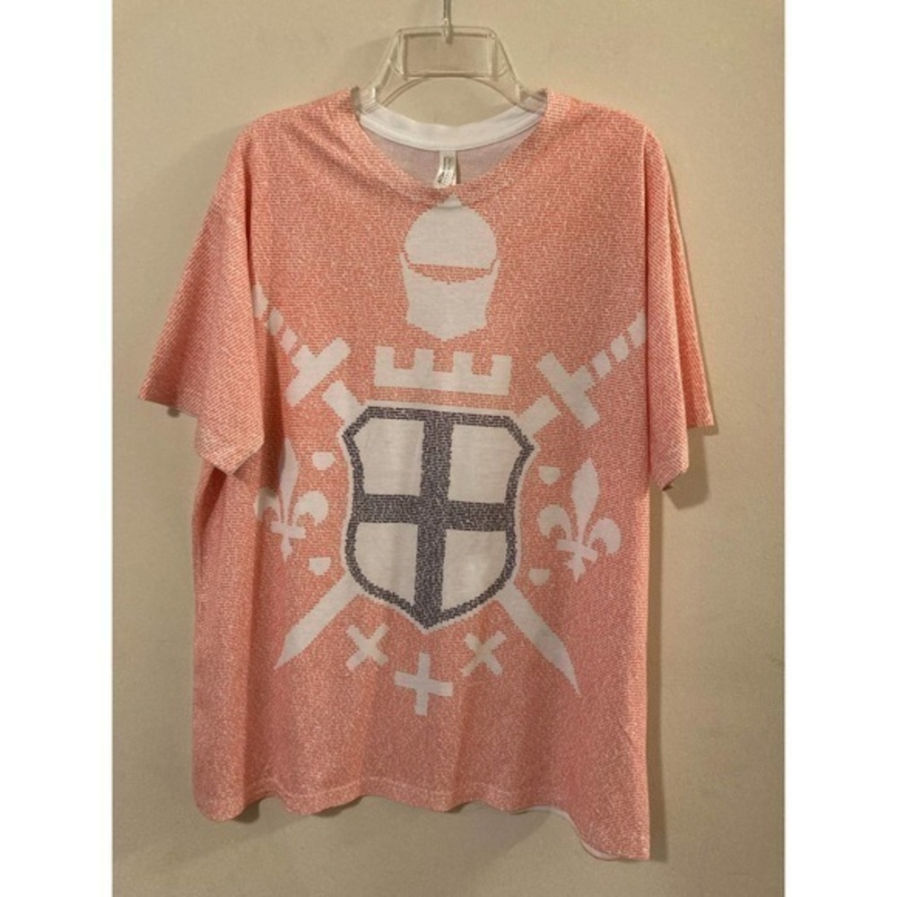 Men’s Litographs T Shirt Orange Graphic Canterbury Tales Size XL